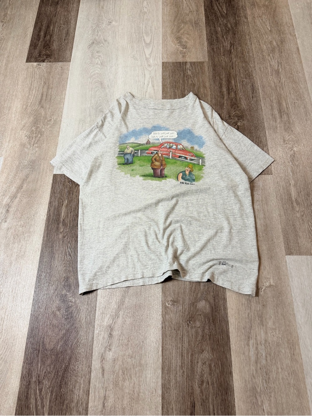 Vintage The Far Side Cartoon Graphic Short Sleeve Tee
